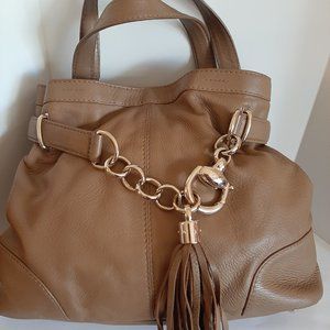 Gucci Deerskin Medium Sienna Tote - Camel